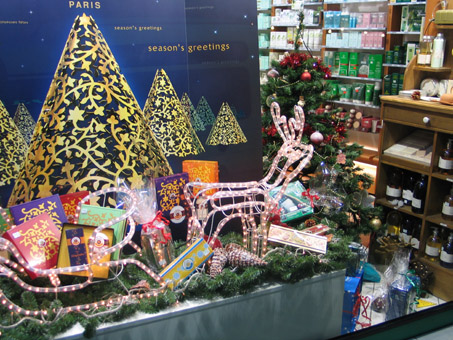 La vitrine de la pharmacie